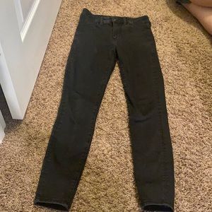AE black jeggings